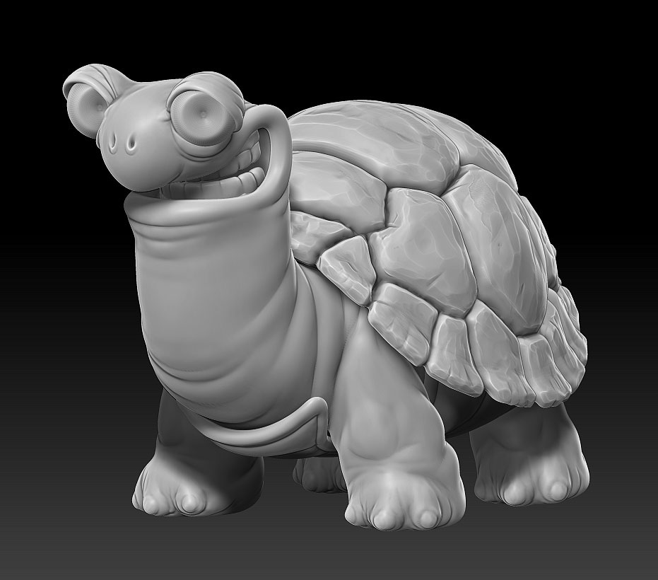 Turtle 3D CGI design