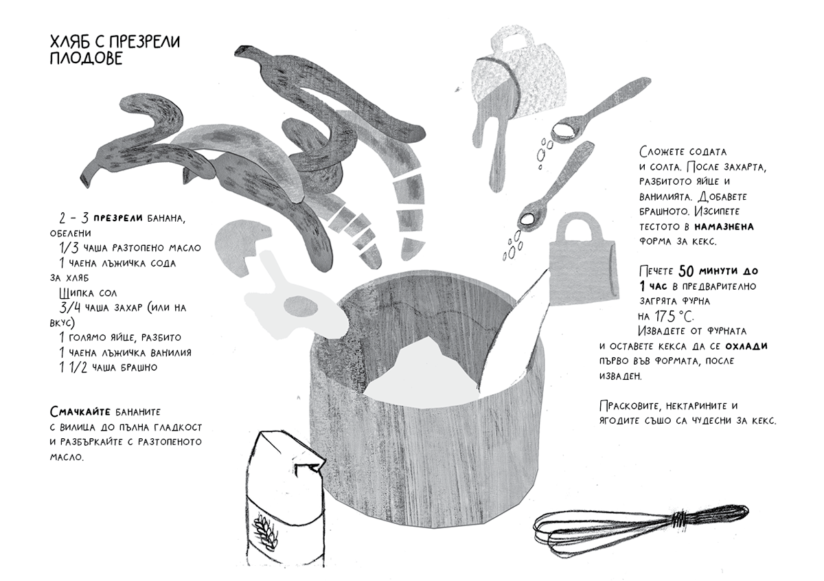 book book design cut-out DIY graphic design  ILLUSTRATION  Zine  kitchen recipe zero waste