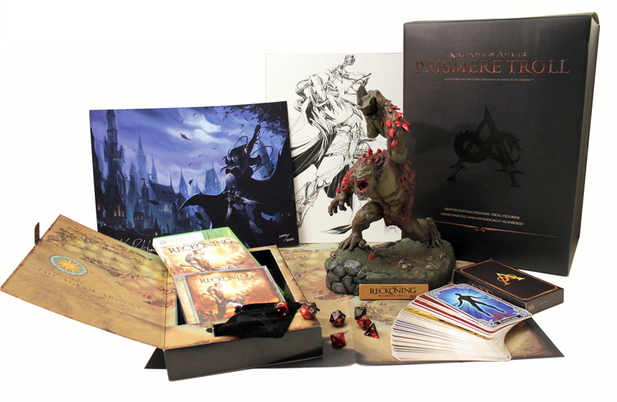 Kingdoms of Amalur reckoning 38 Studios packaging design collector's edition Big Huge Games BHG