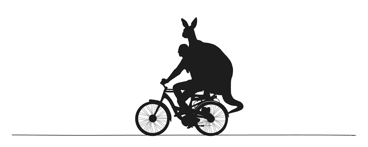 Bike ride animals