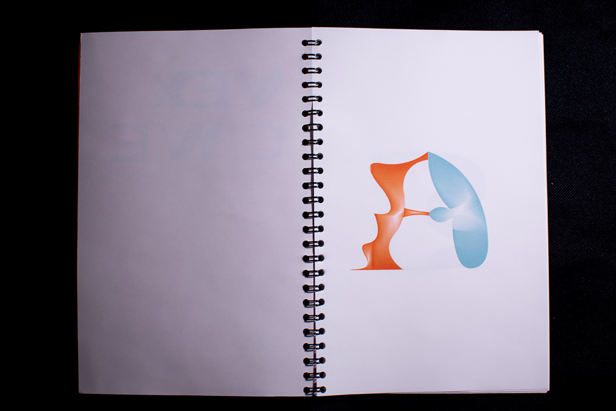 font Illustrator curves book print english letter