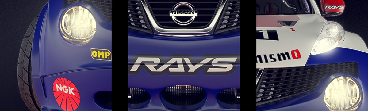 Nissan juke juke-r calsonic nismo race Livery briex Norenozer keyshot Maya