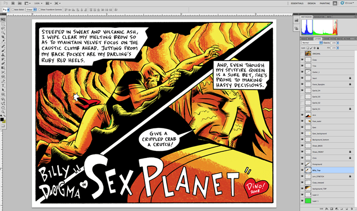 Daniel Kramer Dean Haspiel Billy Dogma Sex Planet Morphine Motion Comic