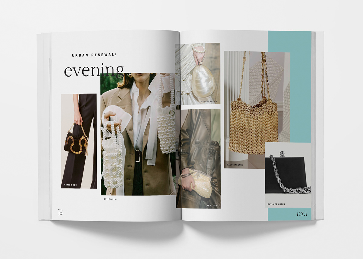 accessories catalog Fashion  Layout Layout Design magazine spring 2021 trend trend report typography  