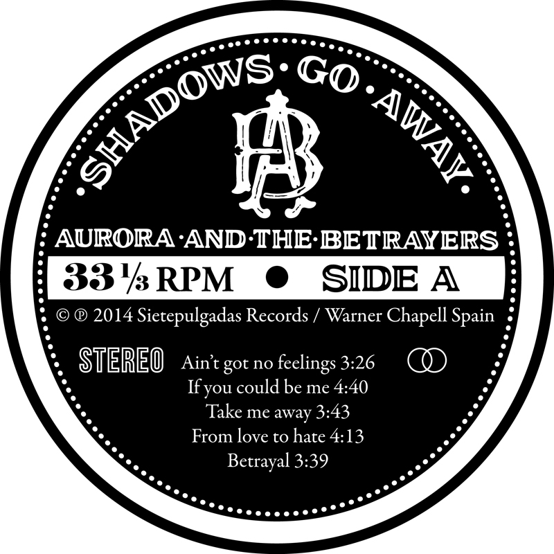 aurora Betrayers rock'n'roll rock soul poster Album cover type Typeface David Sanden design logo monogram Victorian