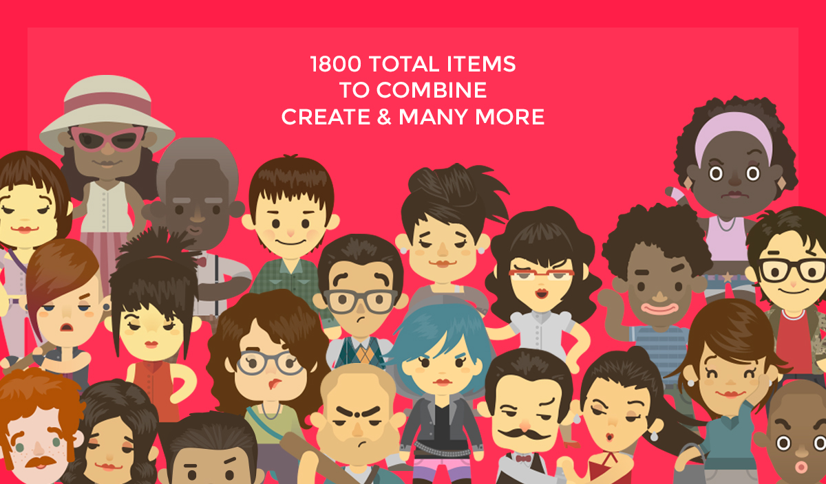 Free 400 Cute Cartoon Avatar and Character Generator on Behance