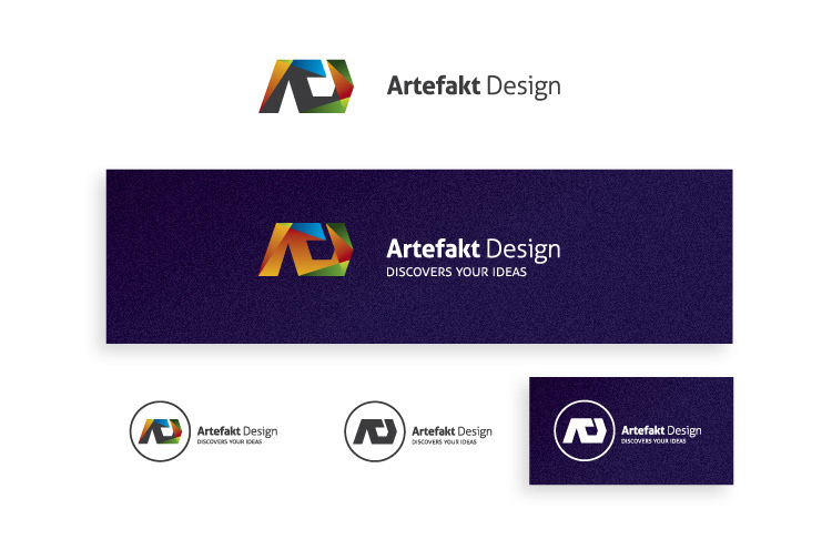 identity logo brand Logotype guidelines Corporate Identity blue Packaging Minimalism clean simple business card Business Cards letterhead letterheads colorfull color FC fullcolor pattern violet artefakt