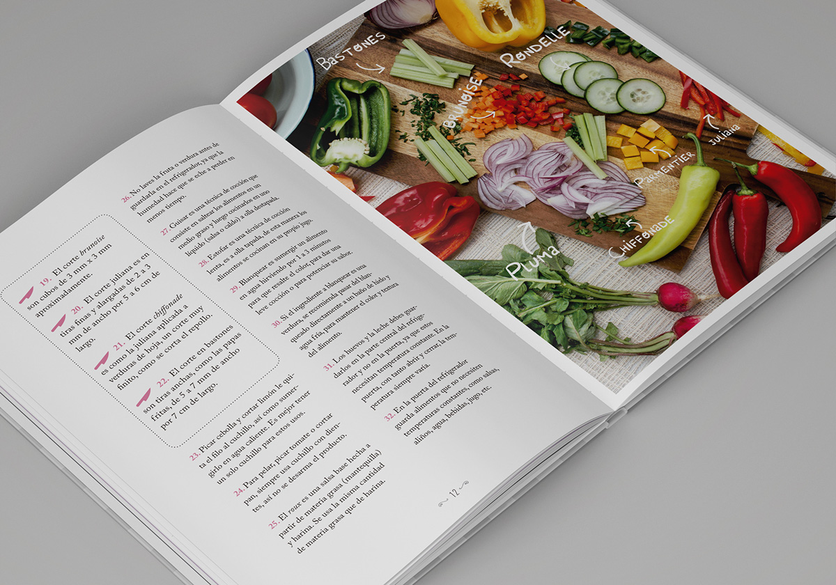 cocina diseño editorial libro recetas