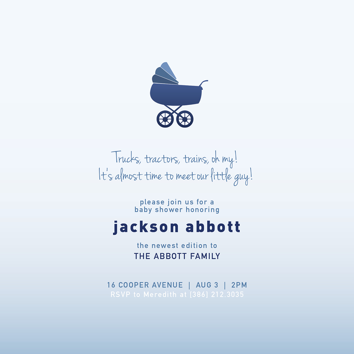 Invitation invitations Baby Shower baby stationary Themed