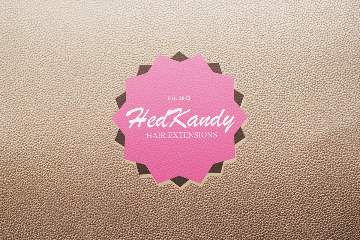 HedKandy Hair Extensions graphic  design  art  digital  logo hair extensions hedkandy