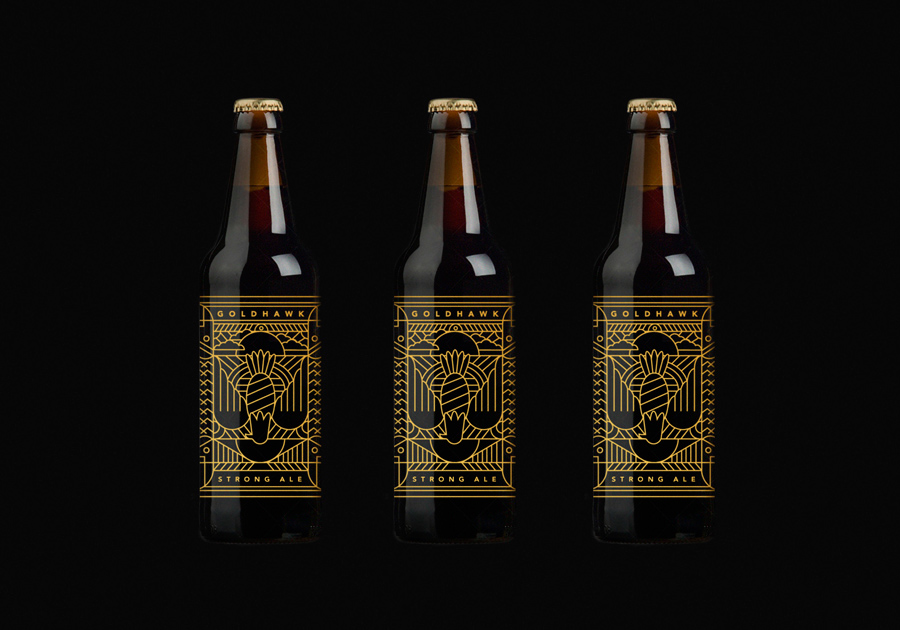 beer alcool beverage gold Label bottle craft-beer ale