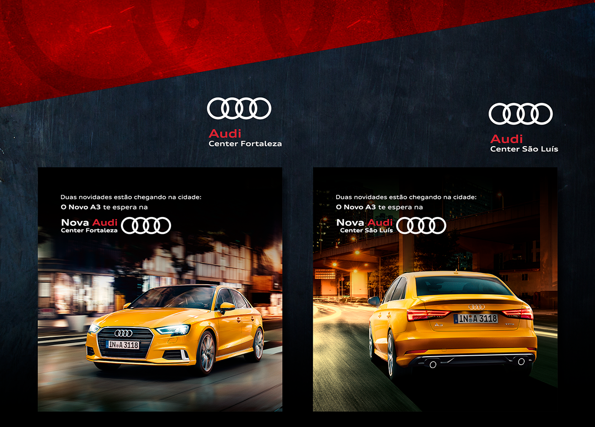 Audi Audi Center fortaleza são luís carro car facebook instagram social media Direção de arte