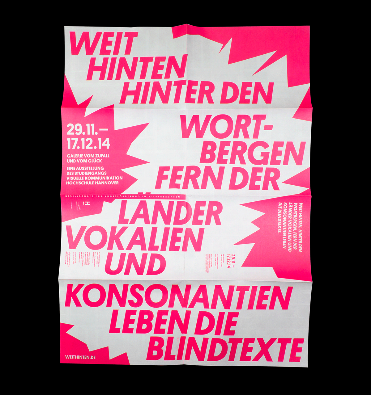 cube hannover Blindtext dummy text Vokalien Diascope font