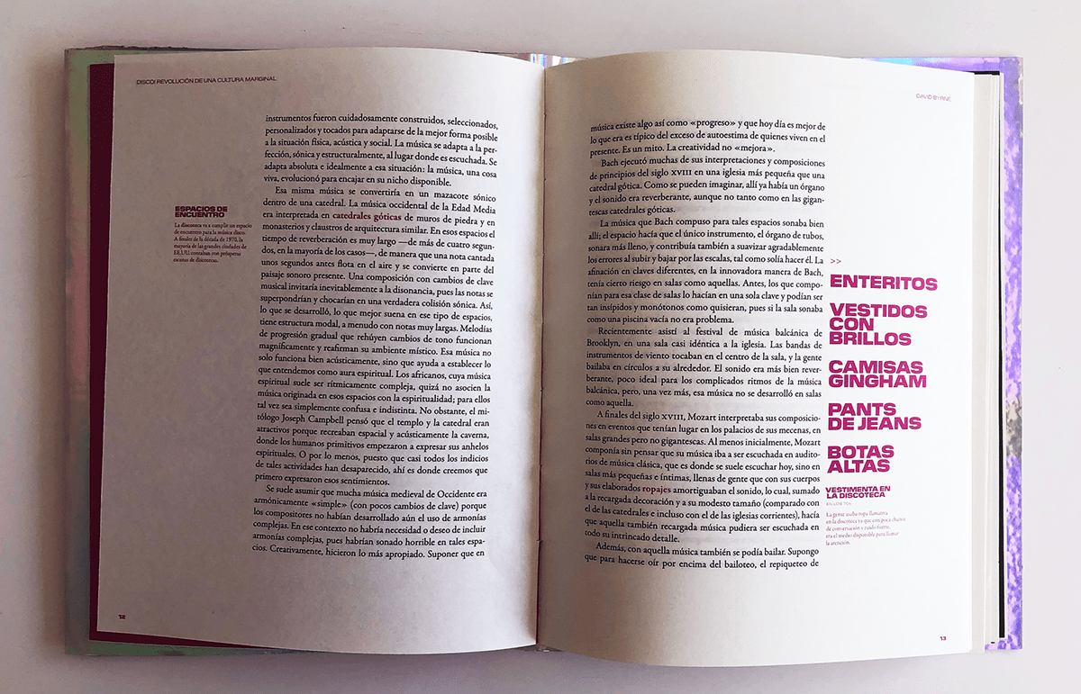 book disco editorial fadu Layout longinotti print tipografia typography   libro