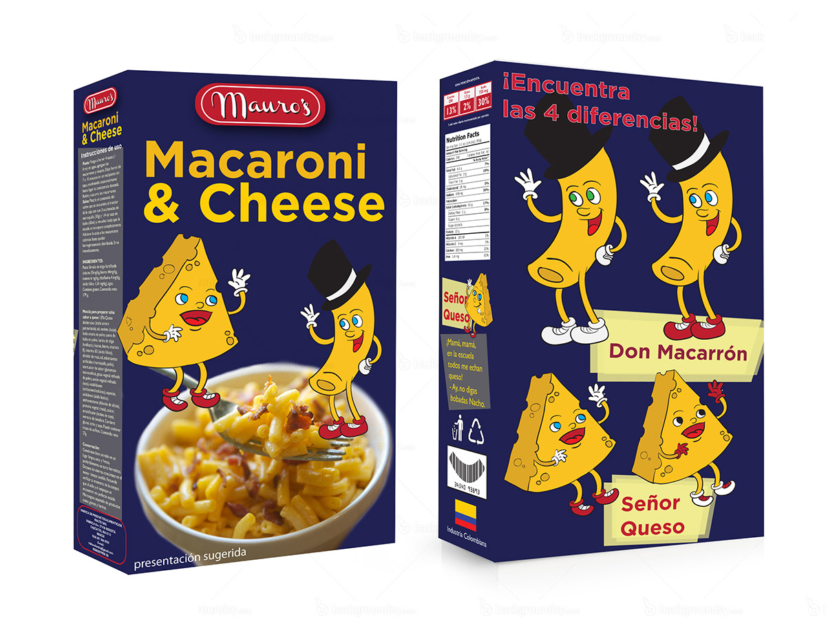 macarroni and cheese  Cheese  box