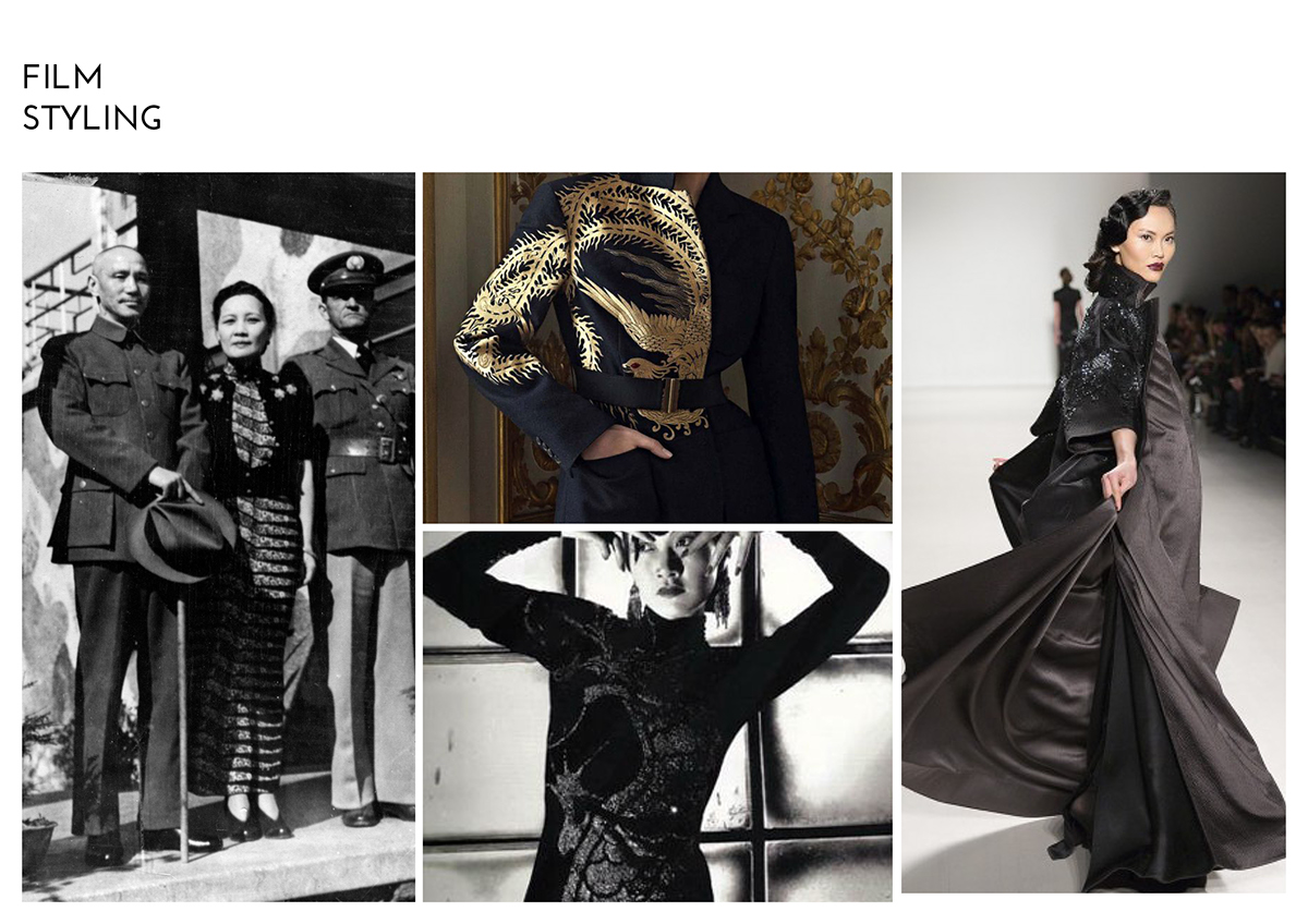 shanghai qipao 1930s fashion Fashion Film soong may ling dragon chinese asian