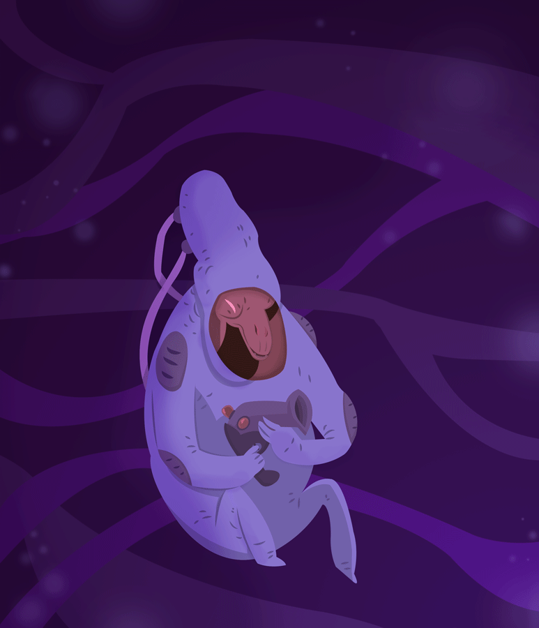 alien syfy characterdesign conceptart Space  weird scribble purple exploration Gun