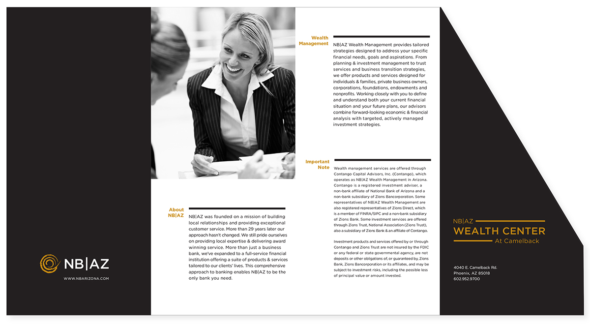 Adobe Portfolio Tri-fold Design brochure design information design collateral design