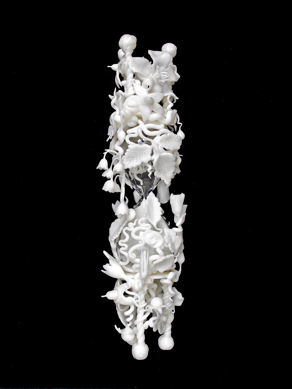 plastic  sculpture  flower  poisonous Beautiful  Death   hourglass belladonna  oleander  nightshade  foxglove  angels trumpet  horticulture