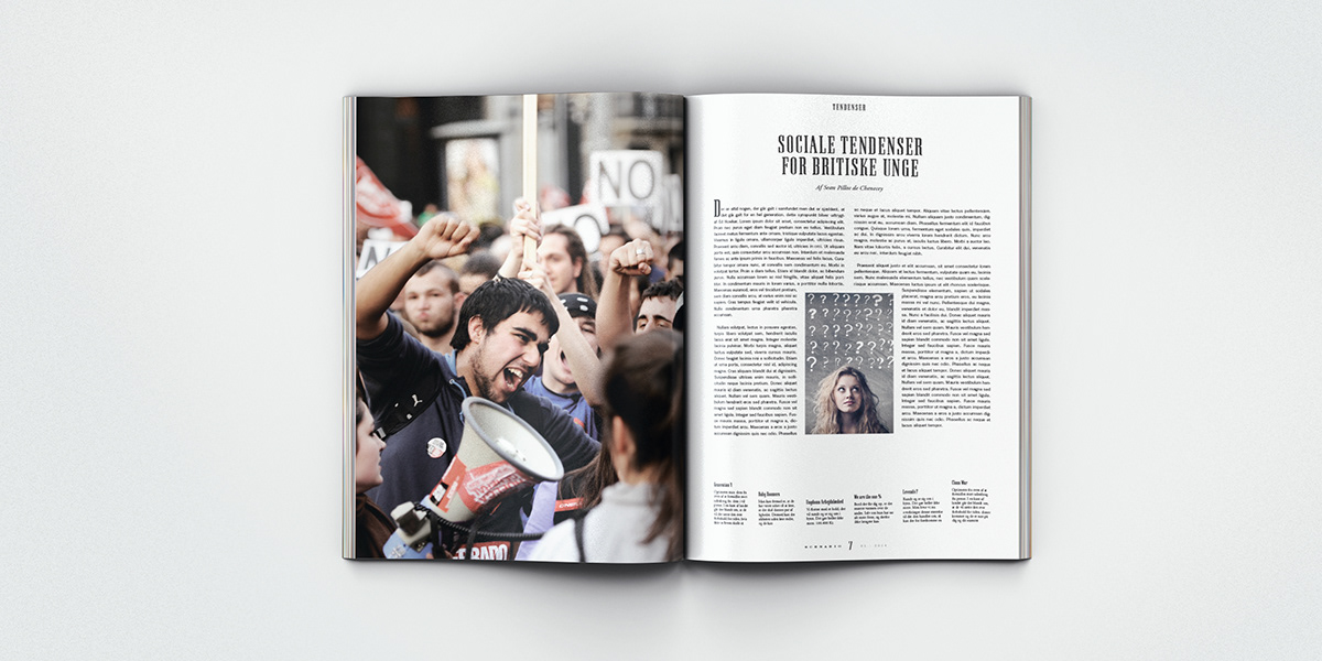editorial magazine redesign scenario spread