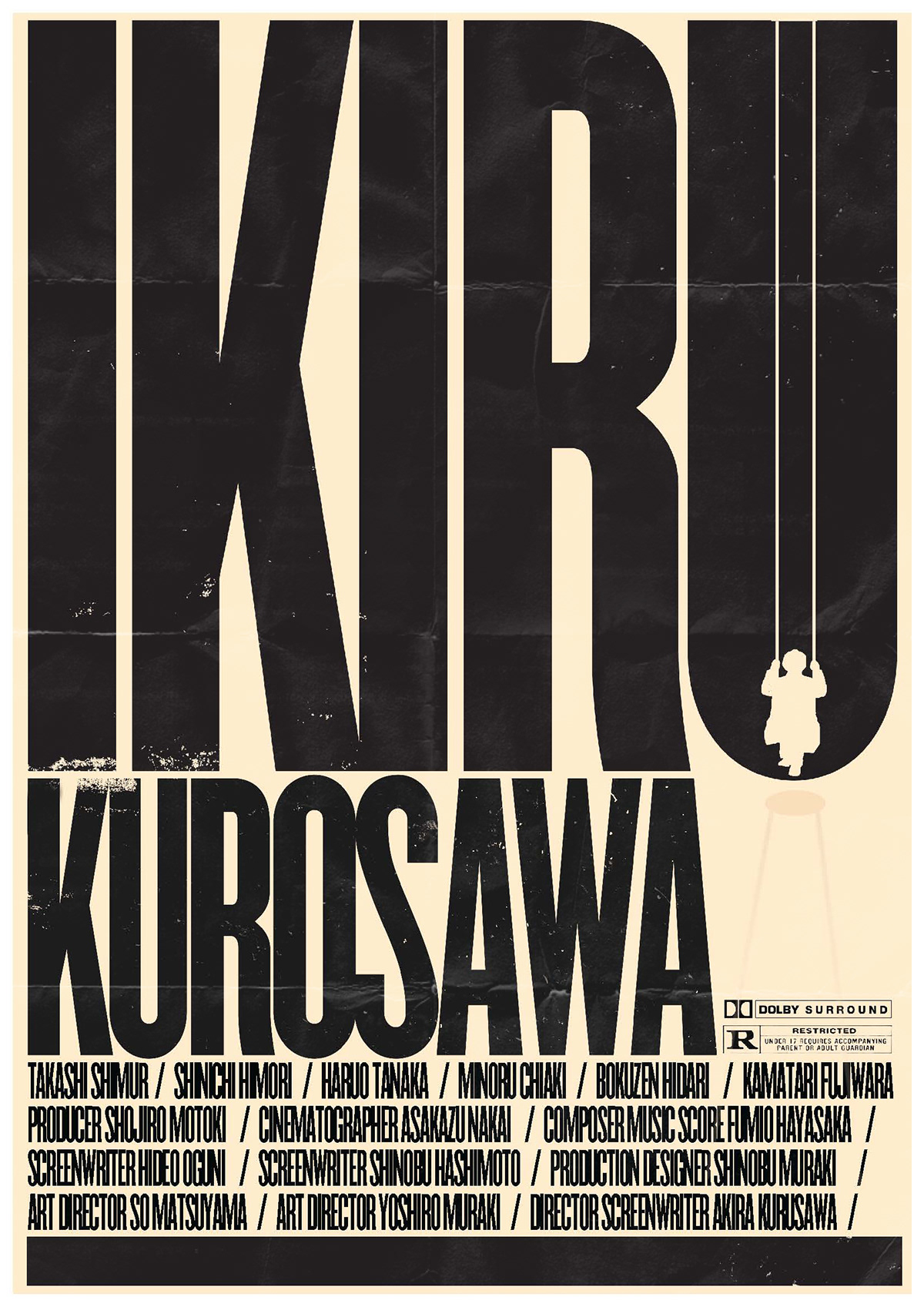 print poster Ikiru
