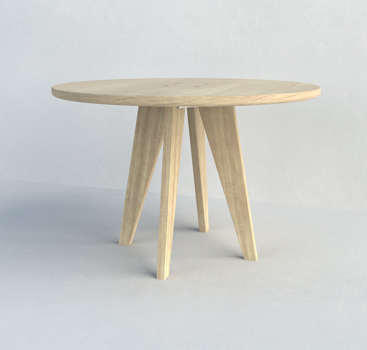 mesa table round circular redonda madera HAYA
