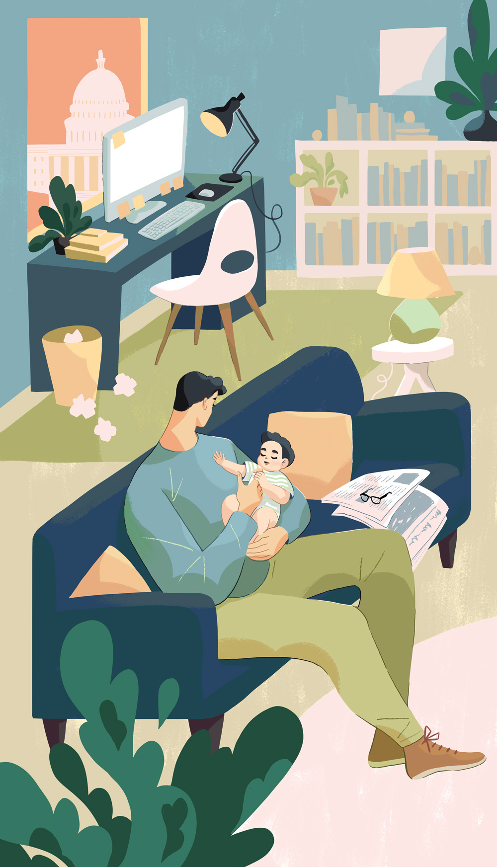 parent child parenting Washington Post Reading life work balance