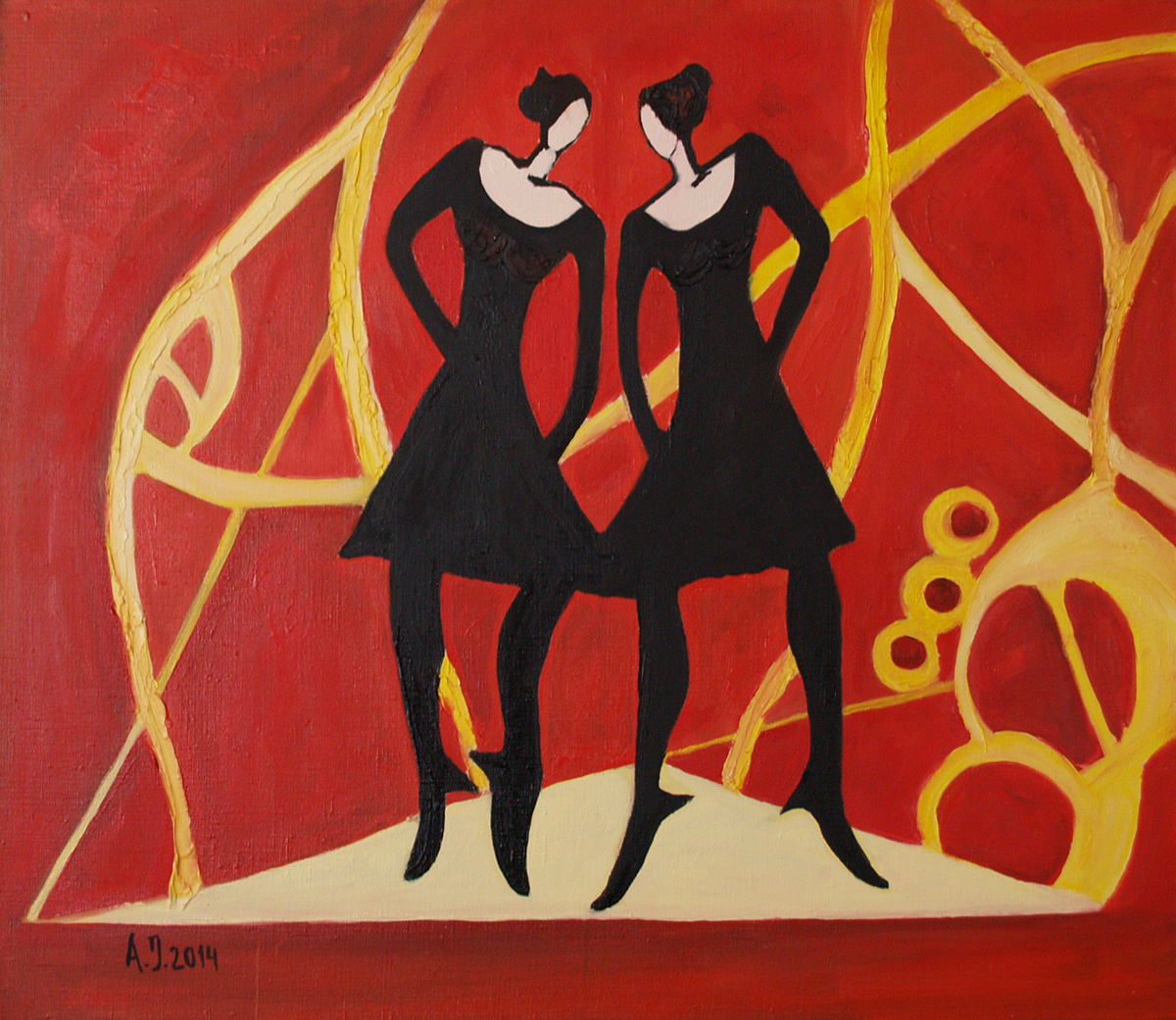 Paintings conceptual Time to Dance