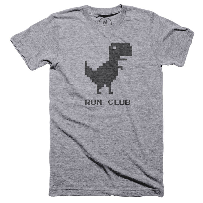 t-shirt tee graphic 8 bit minimalist vintage run Dinosaur google chrome