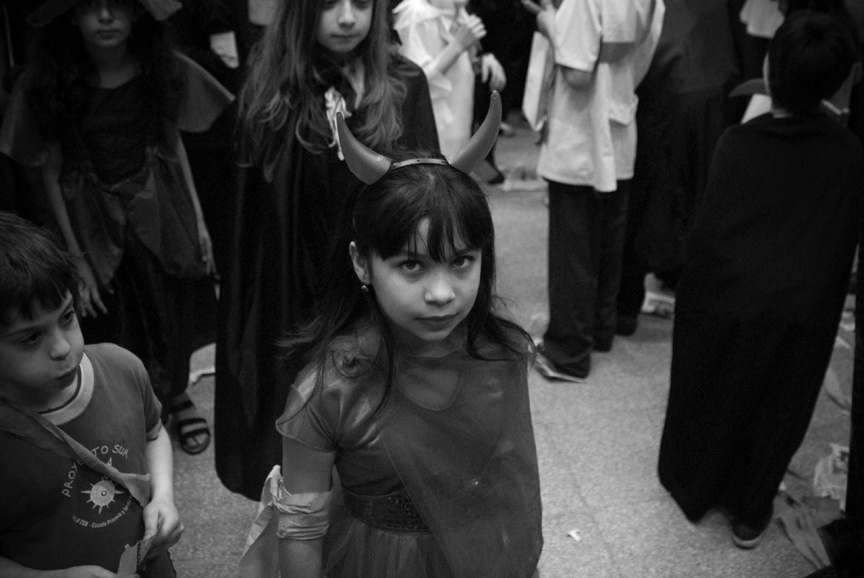 Halloween kids children party monster witch mummy vampire
