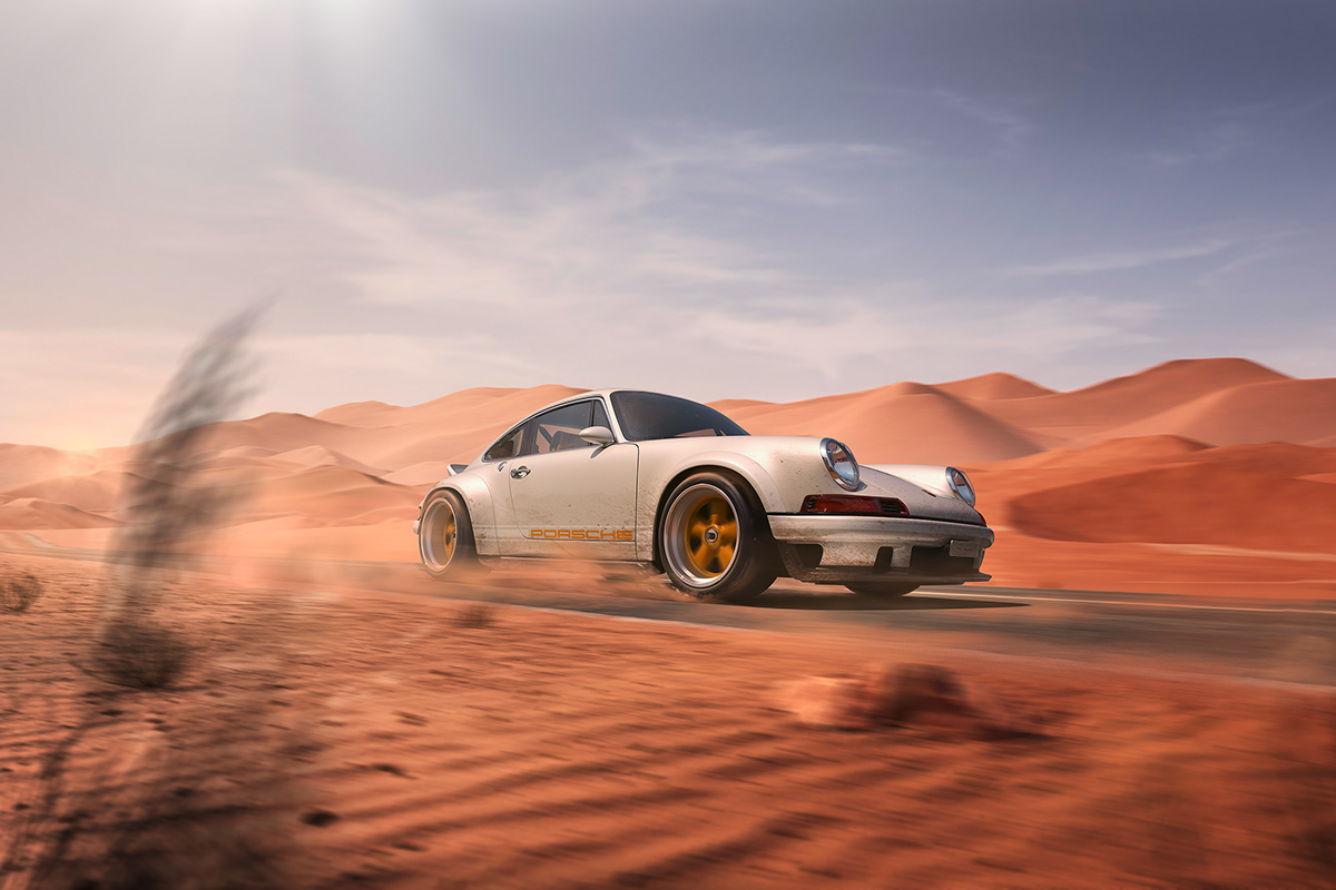 desert Porsche 911 reimagined by singer sanddunes Singer Singer DLS singer porsche supercar williams