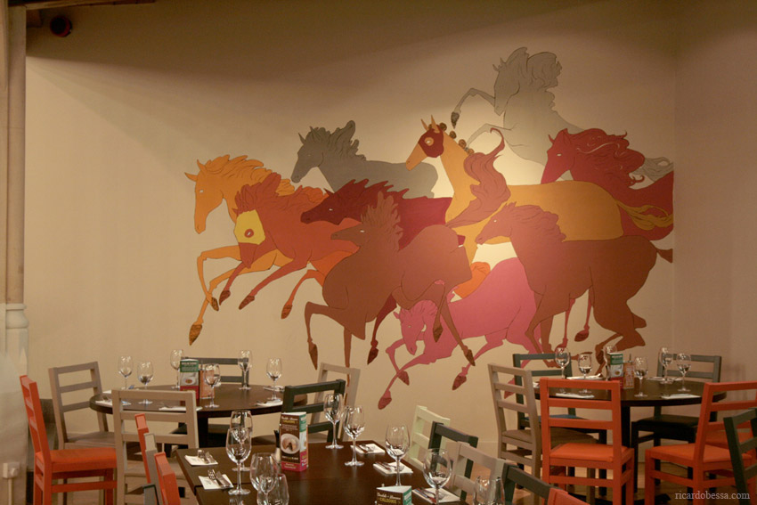 Zizzi restaurant Mural
