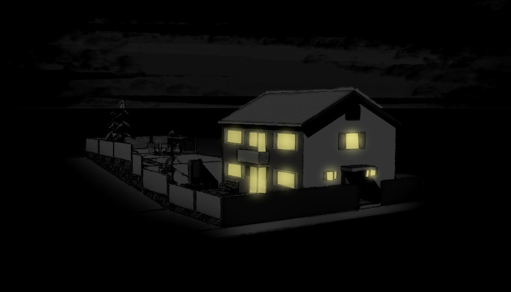 house model Sketch up 3D renders 3D Modelling