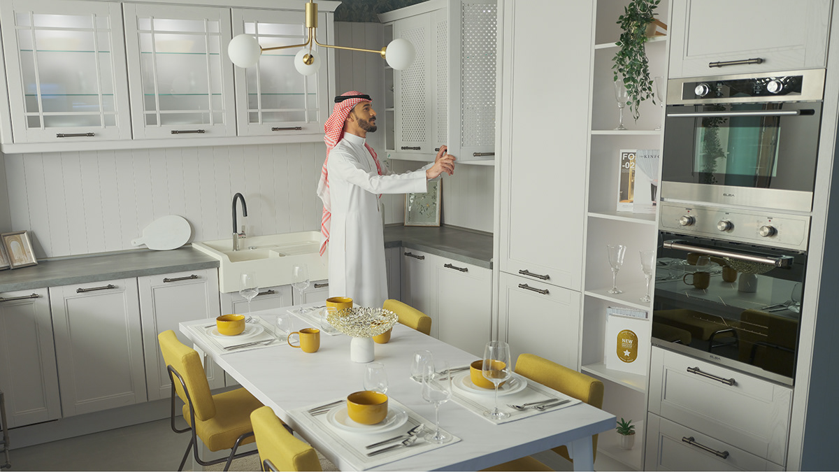 kitchen campaign Advertising  Socialmedia post Photography  tvc video marketing   Saudi Arabia