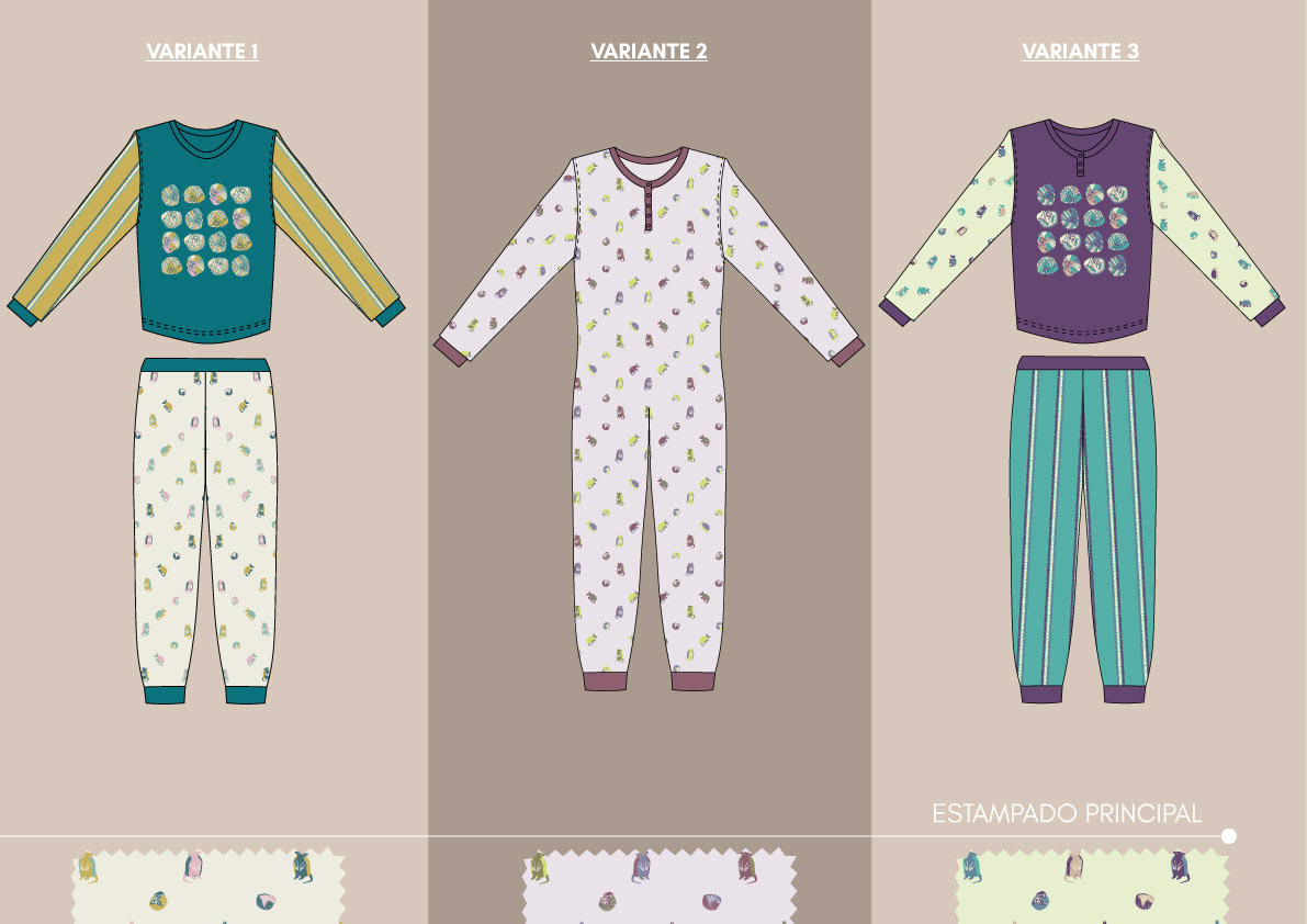 diseño gráfico Diseño Textil Estampa Infantil fadu ilustración digital uba