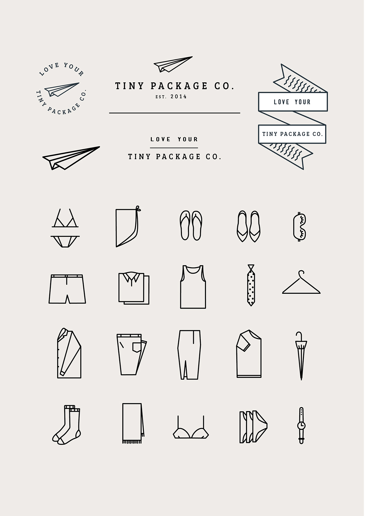 Surface Pattern poster Travel app app design package luggage Fly