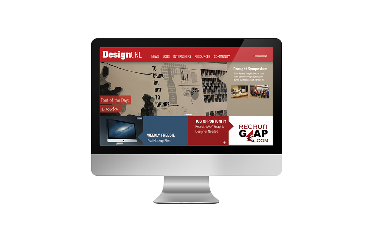 type Web design portal