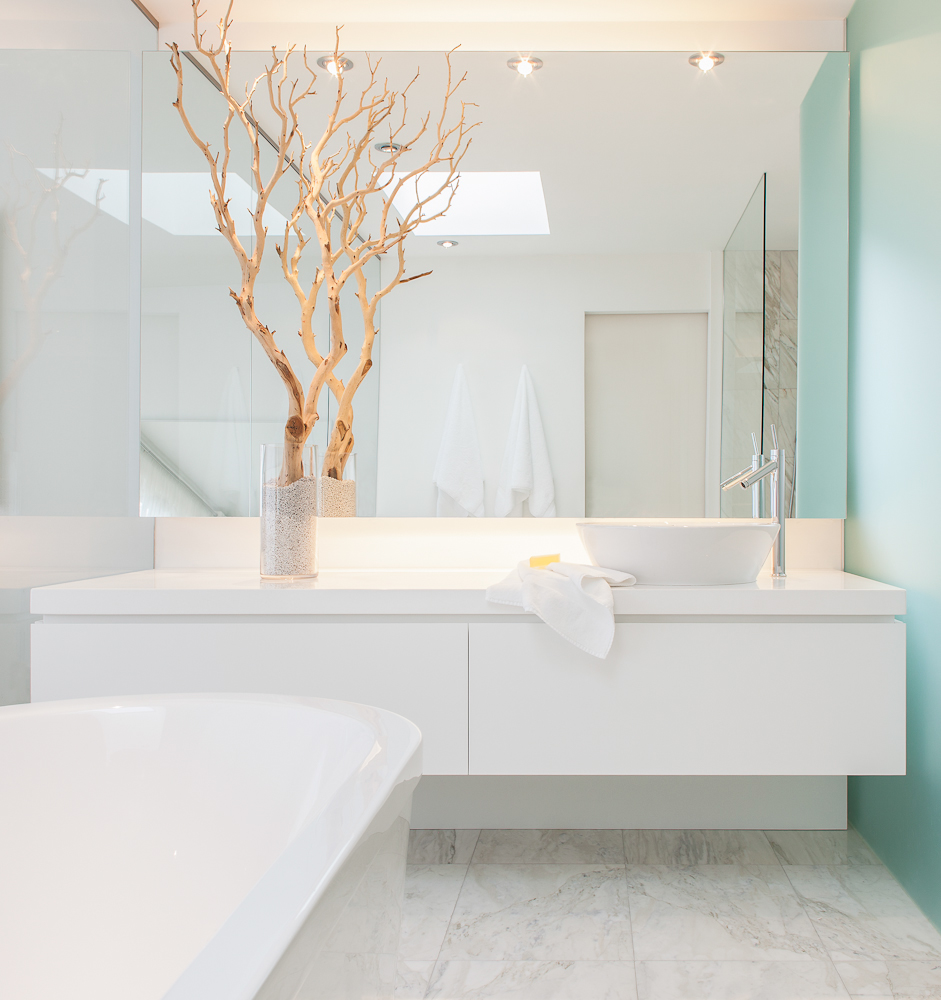 master bath bathroom White Soaker tub vanity SHOWER Glass enclosure Marble Open Concept Master bedroom hardwood bright Natural Light
