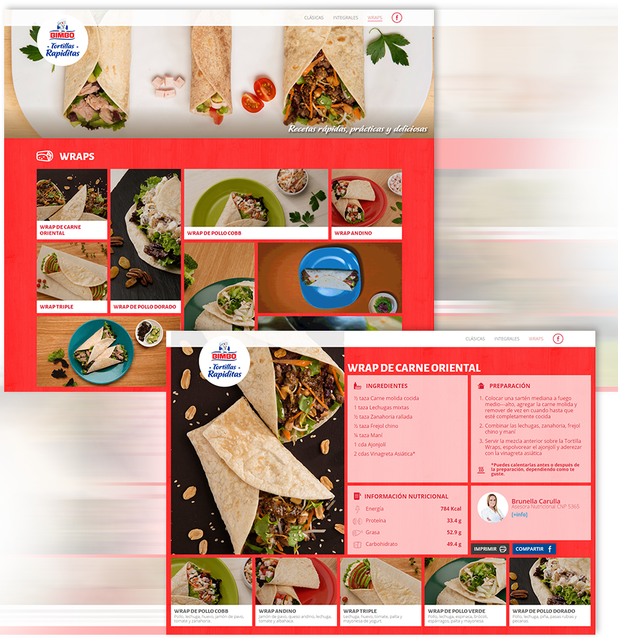 Digital Advertisement banners Tortillas Tacos Web Design  Taco WEB