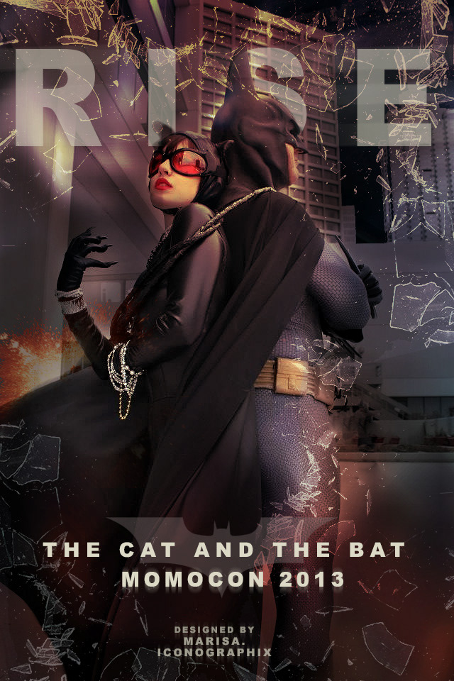 batman poster cosplay fanart catwoman dark knight momocon 2013