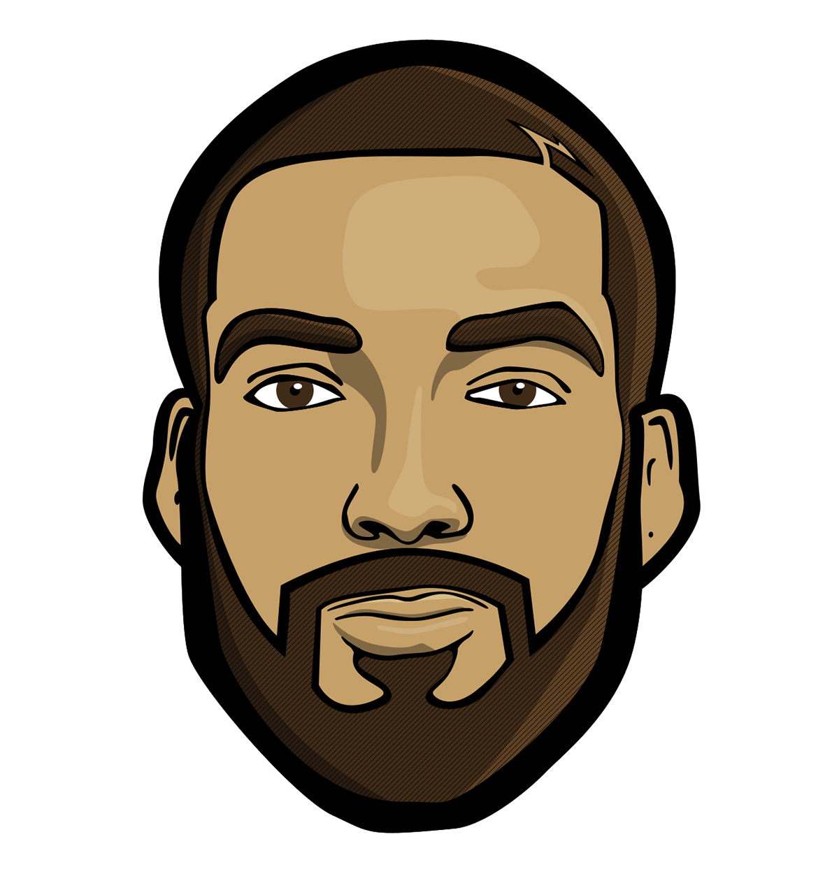 Ricky Rubio NBA utah jazz Donovan Mitchell Character ILLUSTRATION  rudy gobert basketball sticker Joe Ingles