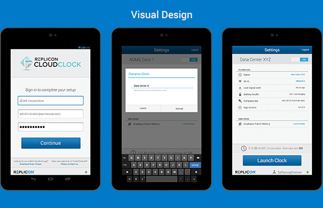 cloud app design mobile tablet android SAAS Enterprise Software Prototyping