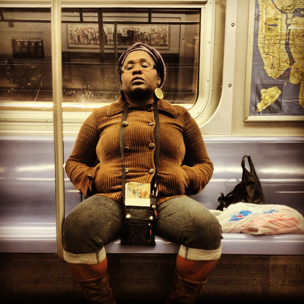 people  subway  New York nyc