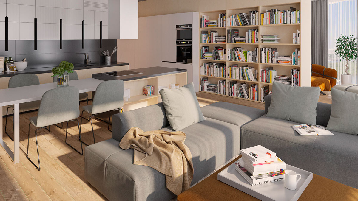 apartment Interior design Style kiev ukraine comfortable contemporary HOFT BURO 47