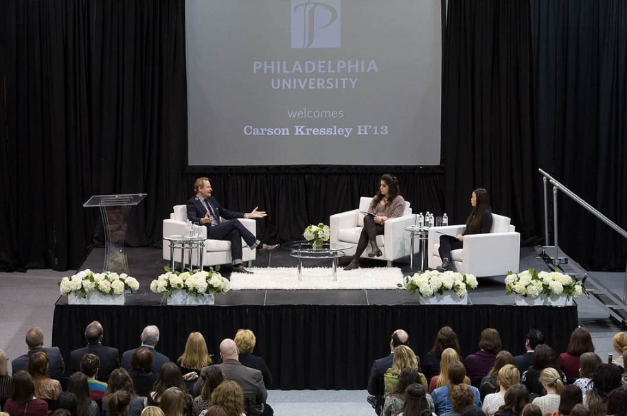 fashion design exploring fashion philadelphia university Carson Kressley interviewing communication presentation public speaking