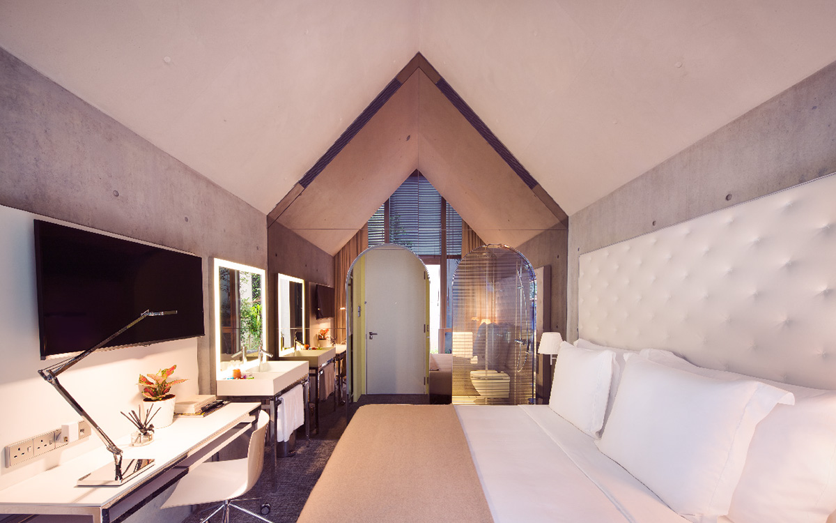 hotel design millennial Travel premium brand Philippe Starck Web UI/UX