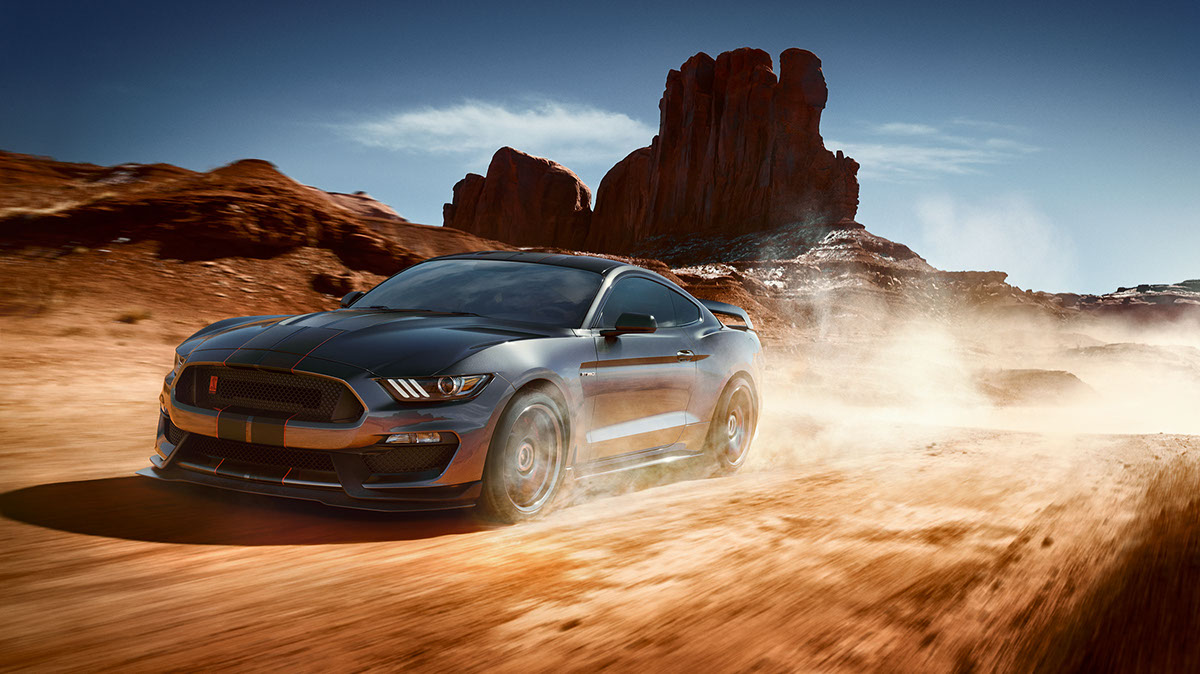 carphotography CGI Ford Mustang shelby