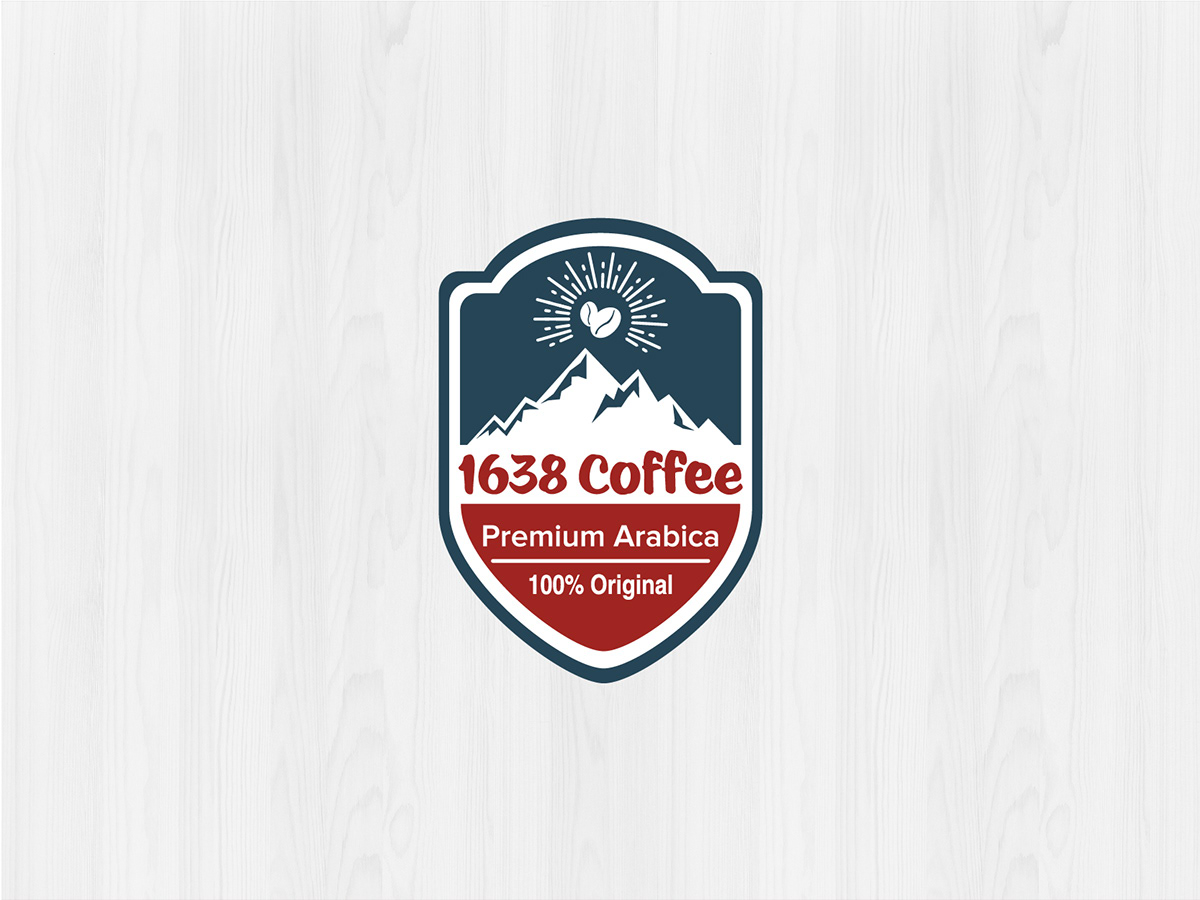 logo ILLUSTRATION  coffee logo badge Packaging
