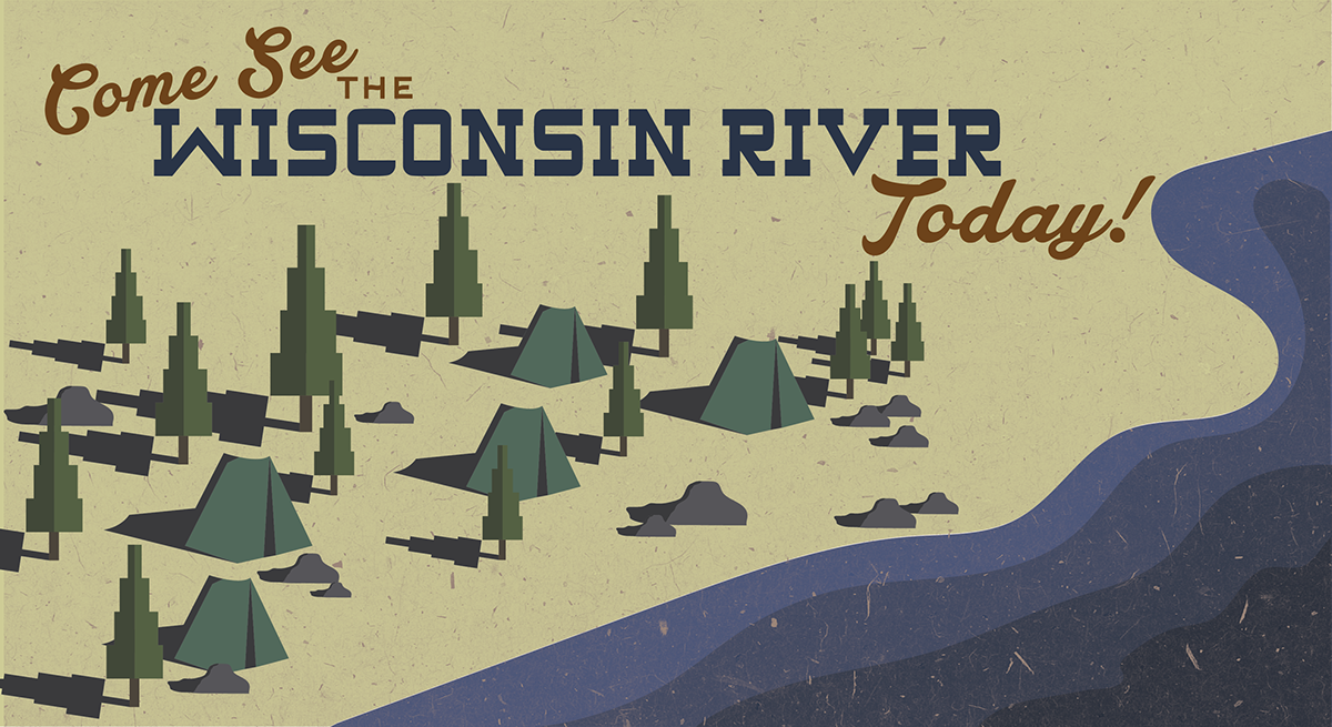 Wisconsin river vintage