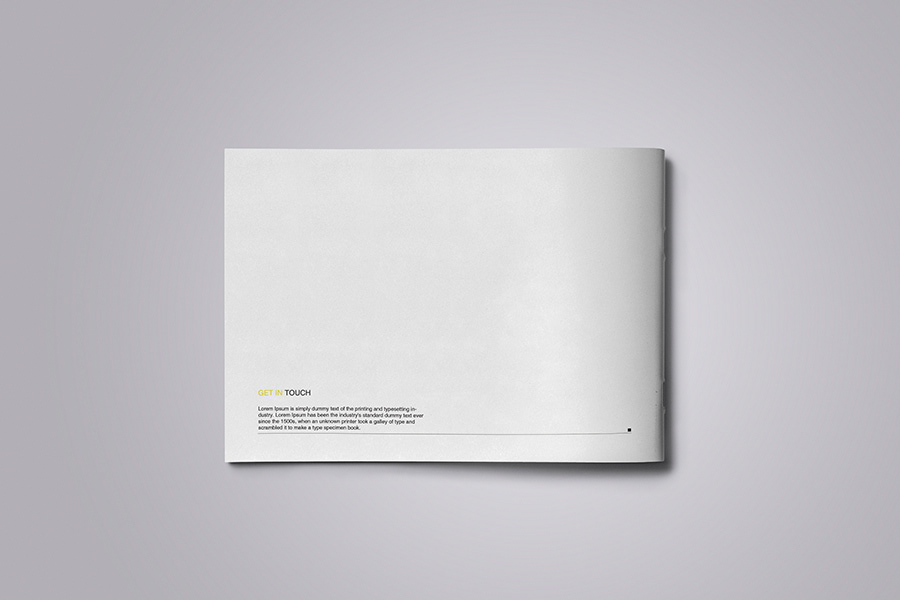 Booklet brochure business clean corporate customizable design designer elegant flexible Interior Layout minimal modern photo